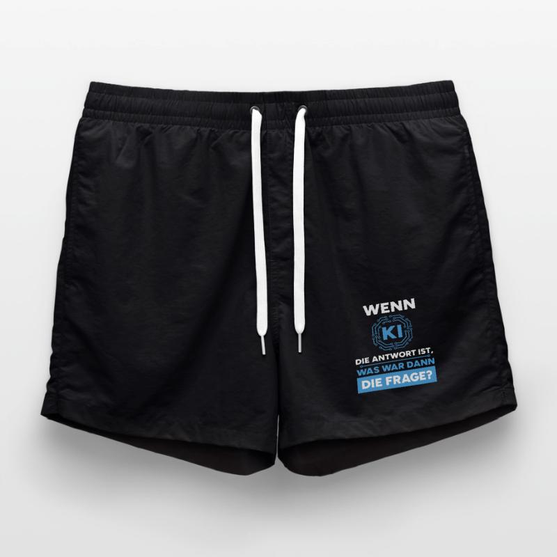 Artificial Intelligence Question Answer Saying Swim Trunks