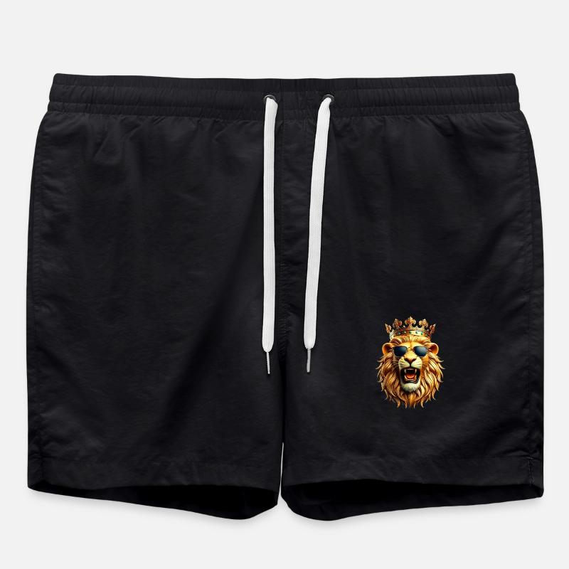 Leo (01) - Swim Trunks - black