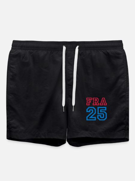FRANCE - Badeshorts - Schwarz