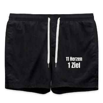 11 Coeurs 1 Objectif - Short de bain - noir - Devant - AI Model Male 185 light (185cm)