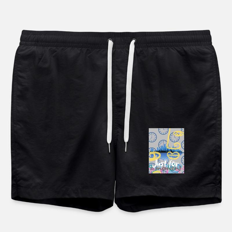 Just for a moment - Swim Trunks - black