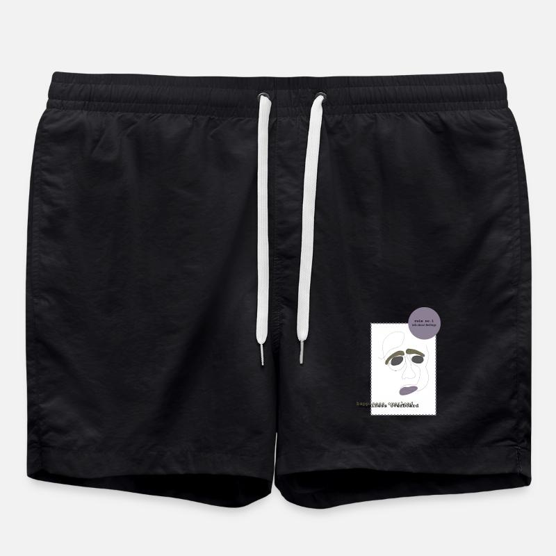 talk about feelings 1 - Badeshorts - Schwarz