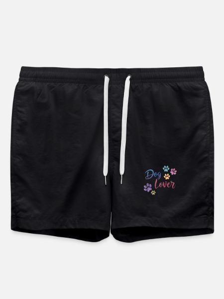 Dog Lovers - Swim Trunks - black