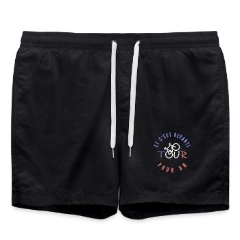 Et c'est reparti pour un tour - Velo Fan Passion - Short de bain - noir - Devant - AI Model Male 185 light (185cm)