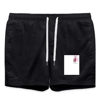 Valmont-1 - Swim Trunks - black - Front - AI Model Male 185 light (185cm)
