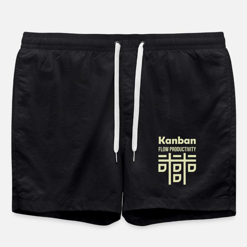 Kanban Flow Productivity - Swim Trunks - black