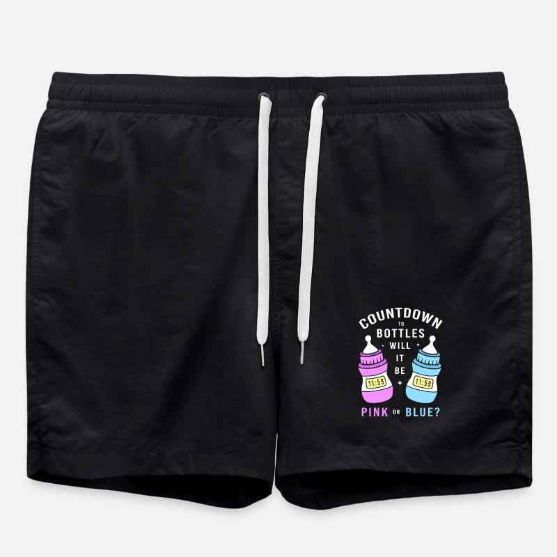 Sexe Révélation Nouvel An - Short de bain - noir