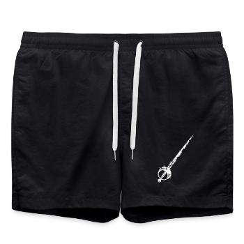 Magischer Degen Splitter Fantasy Vektor - Badeshorts - Schwarz - Vorne - AI Model Male 185 light (185cm)