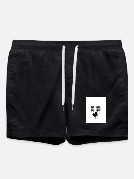 Sois toi-même - Short de bain - noir