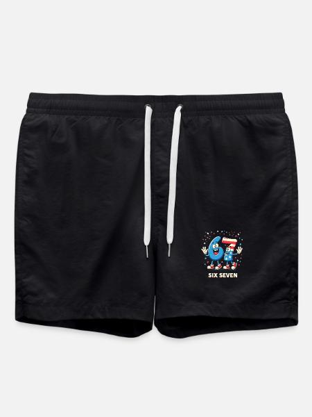 US Flag 67 Memes Six Seven - Short de bain - noir