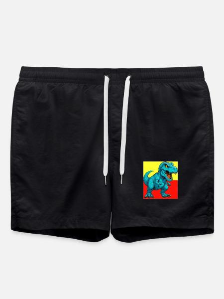 dinosaur - Swim Trunks - black