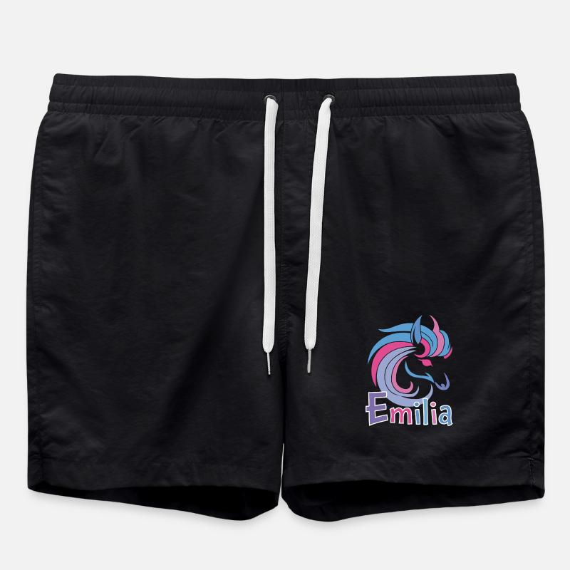 Emilia Pastel Horse Magic - Short de bain - noir