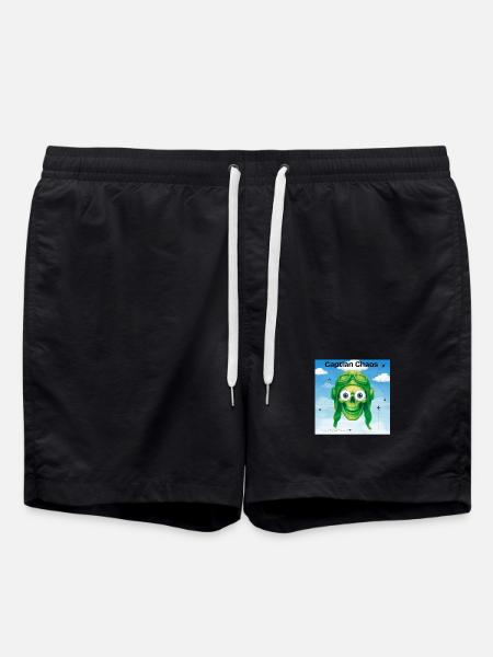 Captain Chaos t-shirt - Swim Trunks - black