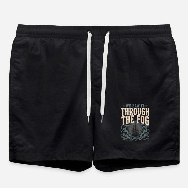 Ghost Ship Cursed Ship Maritime Spirit - Swim Trunks - black