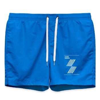 Conception d’affiche de musique Cold Wave - Short de bain - cobalt blue - Devant