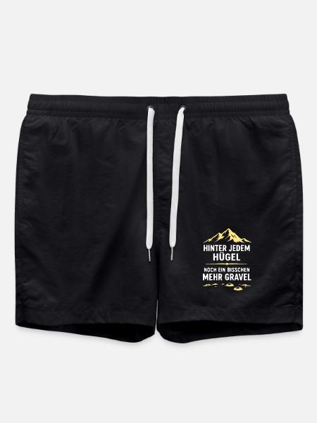 Hinter jedem Hügel Gravel - Badeshorts - Schwarz