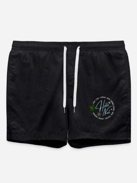 Hello Noël - Short de bain - noir