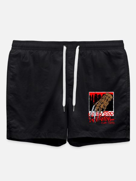 Never stop dreaming - bad dream - Swim Trunks - black
