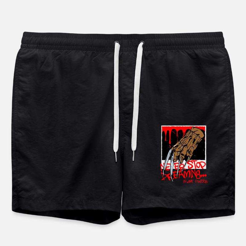 Never stop dreaming - bad dream - Swim Trunks - black