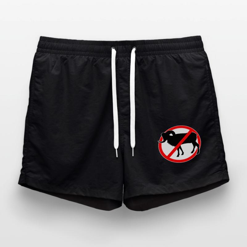 Ziegen oder Mufflons verboten - Ziege Badeshorts