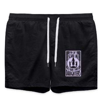 J’ai deux filles - Short de bain - noir - Devant - AI Model Male 185 light (185cm)