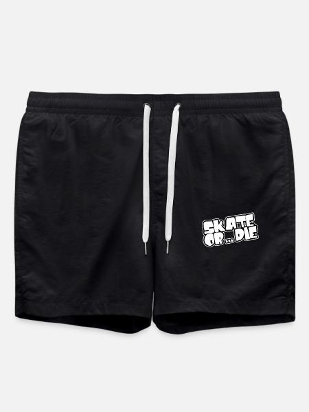 Skate oder stirb - Skateboarden - Badeshorts - Schwarz