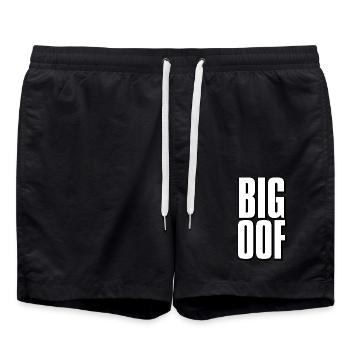 Grand oof mème - Short de bain - noir - Devant - AI Model Male 185 light (185cm)