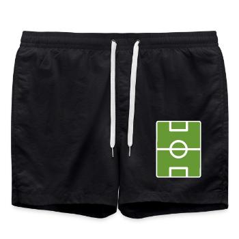 Terrain de football - Short de bain - noir - Devant - AI Model Male 185 light (185cm)