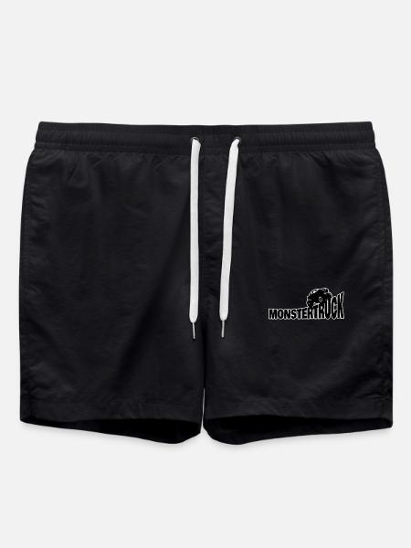 Monstertruck-Wahnsinn - Badeshorts - Schwarz
