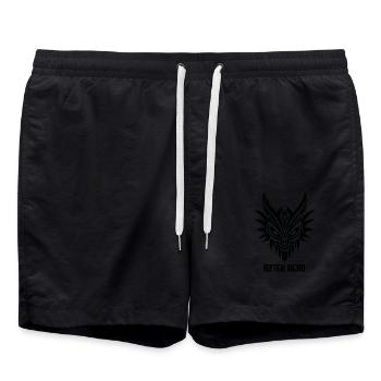 Symbole tribal: Héros des Aztèques - Short de bain - noir - Devant - AI Model Male 185 light (185cm)