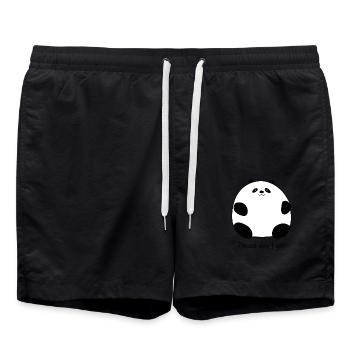 S’il vous plaît, n’y allez pas – Big Panda - Short de bain - noir - Devant - AI Model Male 185 light (185cm)
