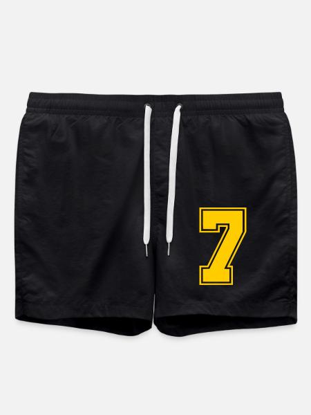 7 - Badeshorts - Schwarz