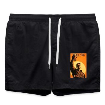 Bravo à tous les perdants - Short de bain - noir - Devant - AI Model Male 185 light (185cm)