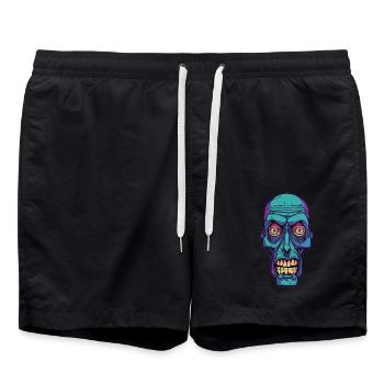 Monster Zombie - Swim Trunks - black - Front - AI Model Male 185 light (185cm)