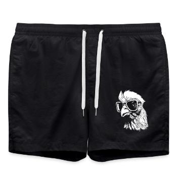 Poulet intelligent - Short de bain - noir - Devant - AI Model Male 185 light (185cm)