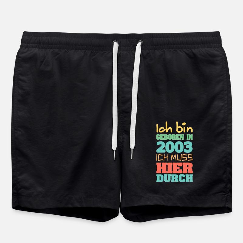 Je suis en 2003 - Short de bain - noir