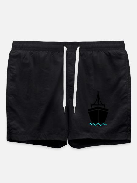 schiff 2 - Badeshorts - Schwarz