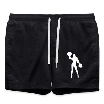cheerleading - Short de bain - noir - Devant - AI Model Male 185 light (185cm)