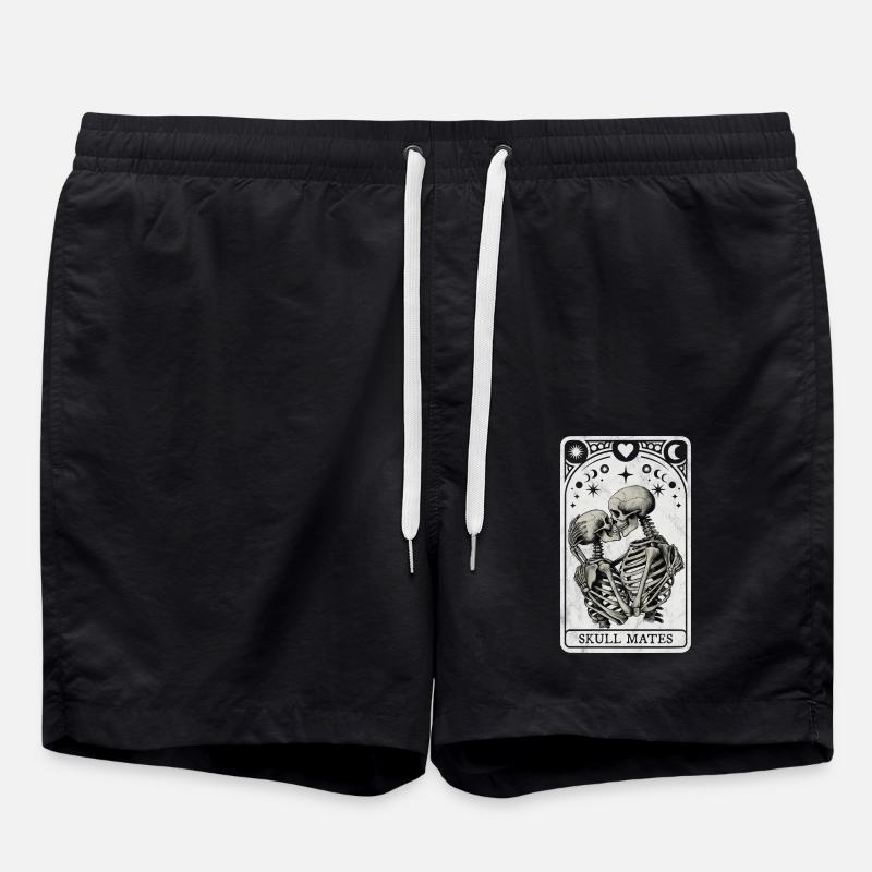 Schädel Mates Tarot - Badeshorts - Schwarz