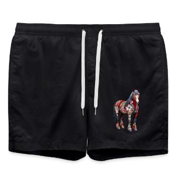 Clydesdale - Badeshorts - Schwarz - Vorne - AI Model Male 185 light (185cm)