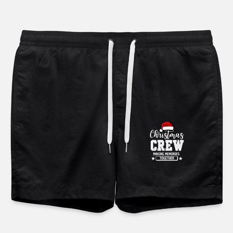 CHRISTMAS CREW - Swim Trunks - black