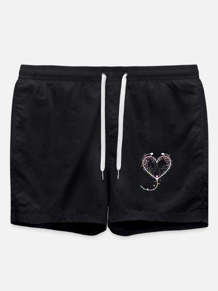Easter Bunny Nurse - Swim Trunks - black