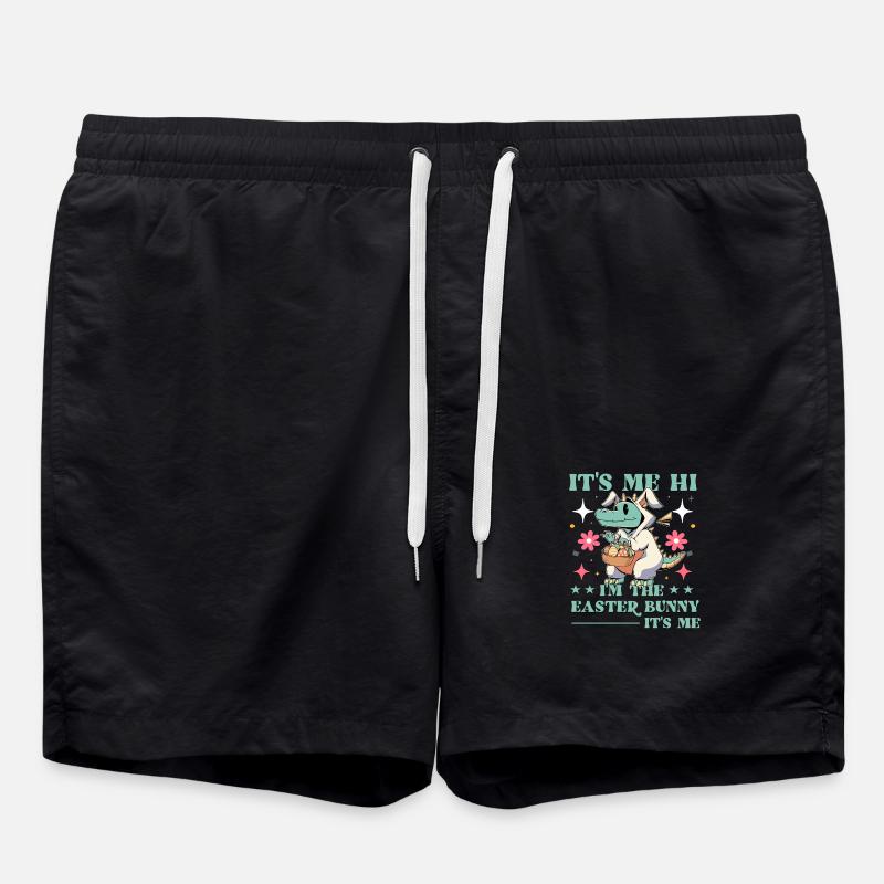Dicton drôle de Pâques - Short de bain - noir