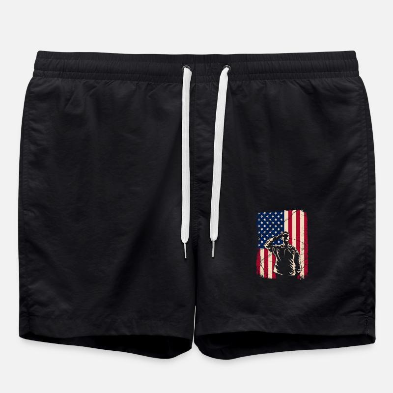 Veteran - Badeshorts - Schwarz