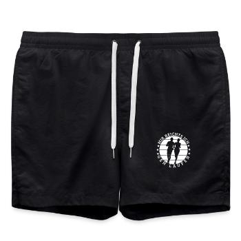 Marathon I've had enough I'm going running Running Gift - Swim Trunks - black - Front - AI Model Male 185 light (185cm)
