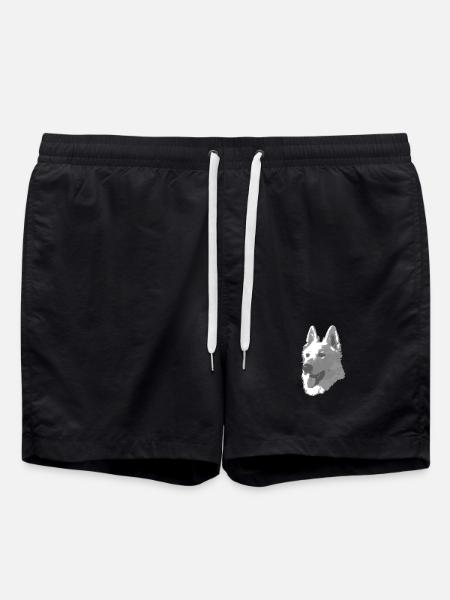 Berger Blanc Suisse - Swim Trunks - black