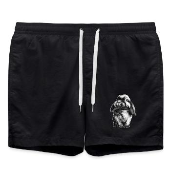 Lapin Lapin - Short de bain - noir - Devant - AI Model Male 185 light (185cm)