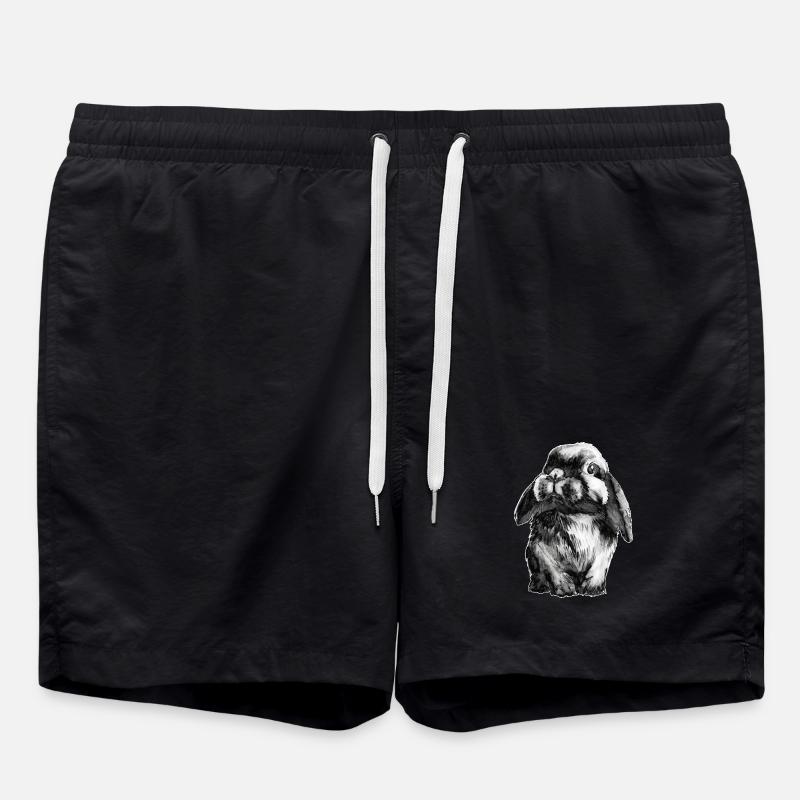 Rabbit Schlapohr - Swim Trunks - black