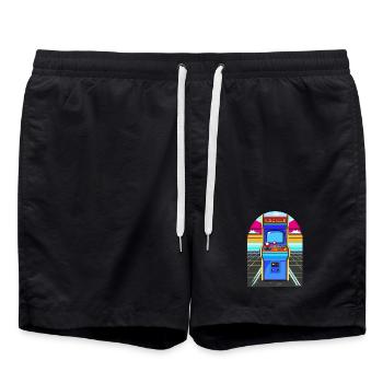Arcade - Badeshorts - Schwarz - Vorne - AI Model Male 185 light (185cm)