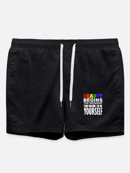 LGBTQIA+ - Swim Trunks - black